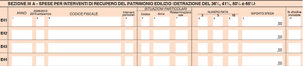 dal 730 lavori ristrutturazione