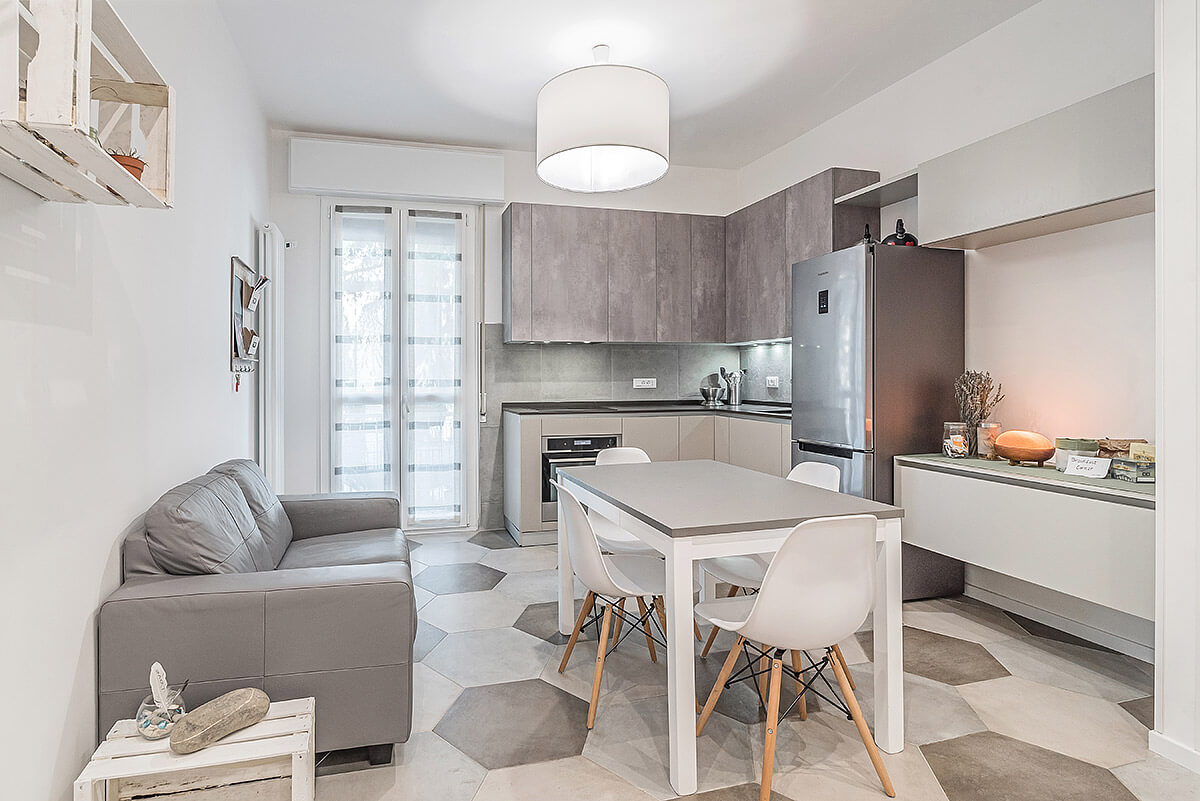 Ristrutturazione b&b di 60 mq a bologna, funivia ... Casa di 60 mq