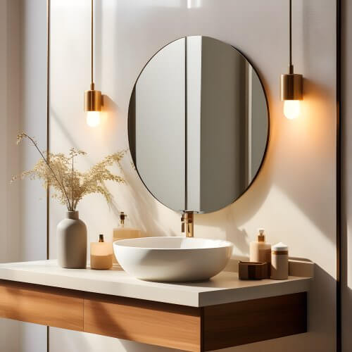 Idee salvaspazio per arredare un bagno piccolo | Facile Ristrutturare bagno piccolo Lavabo sospeso con specchio