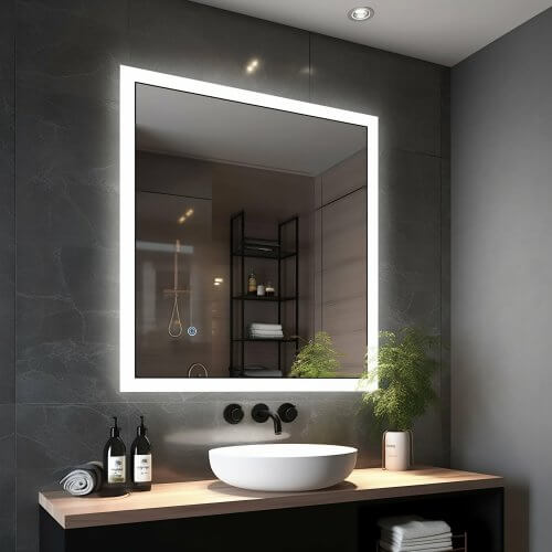 Idee salvaspazio per arredare un bagno piccolo | Facile Ristrutturare Specchio bagno con luce led integrata