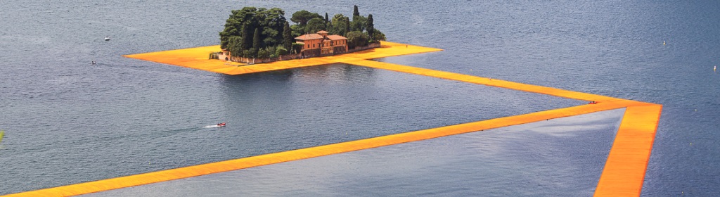 The Floating Piers: la passerella galleggiante sul Lago Iseo The Floating Piers: la passerella galleggiante sul Lago Iseo