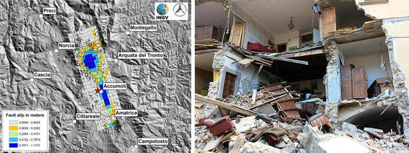 Terremoto Amatrice e Cumuli
