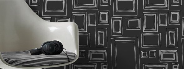 Idee creative per arredare con le fotografie | Facile Ristrutturare arredare con le vostre fotografie una parete cornici fondo nero