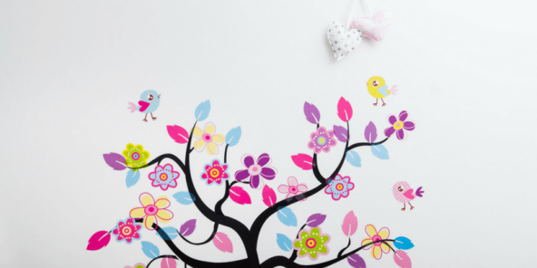 Adesivi murali: decorare casa con gli stencil adesivi per pareti | Facile Ristrutturare Adesivi murali: decorare casa con gli stencil adesivi per pareti