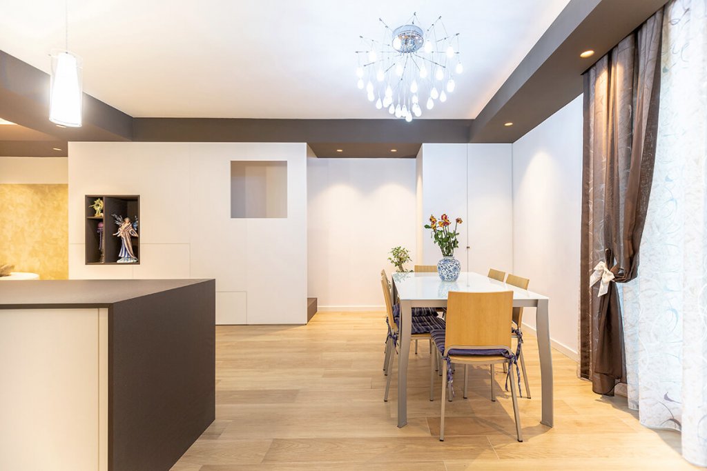 CARTONGESSO: Vantaggi e svantaggi | Facile Ristrutturare soggiorno living con parquet e parate divisoria in cartongesso