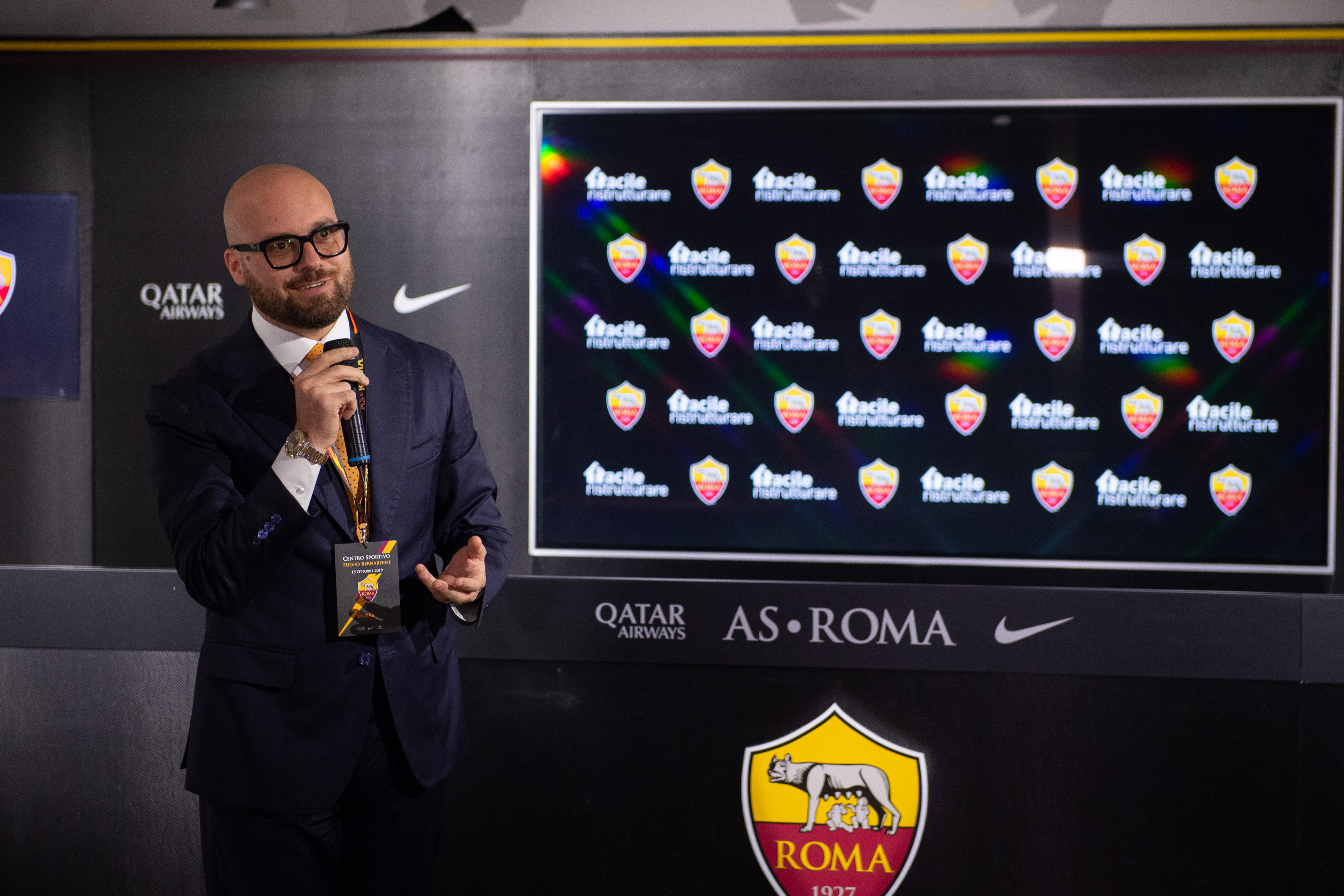 L'AS ROMA apre le porte alla stampa per presentare la partnership con Facile Ristrutturare | Facile Ristrutturare