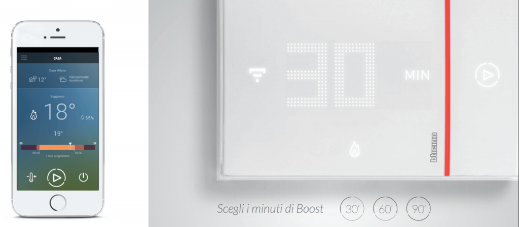 Impostare la temperatura a distanza e con un semplice comando vocale