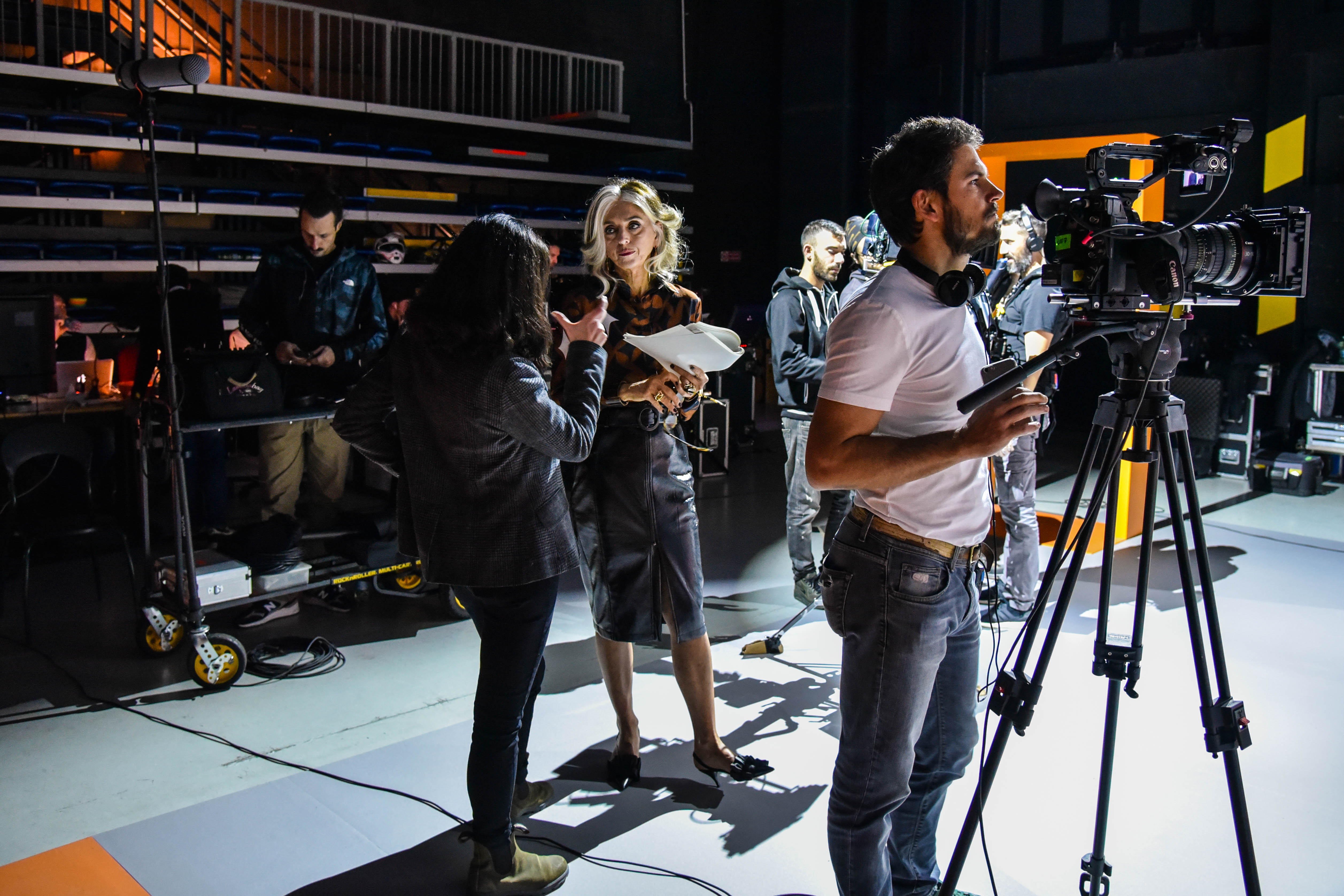 Backstage del programma LA7 dedicato alla ristrutturazione di casa