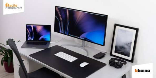 Smartworking? Ecco le soluzioni Home-office di Bticino | Facile Ristrutturare Smartworking? Ecco le soluzioni Home-office di Bticino