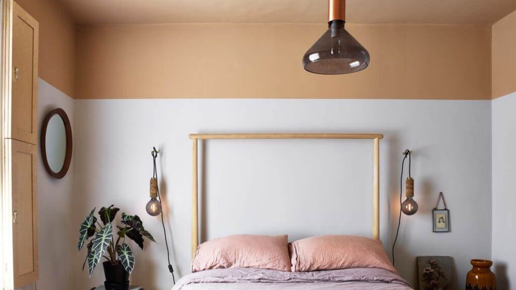 Un tocco di colore al soffitto con Sikkens! | Facile Ristrutturare Camera da letto con soffitto bicolore