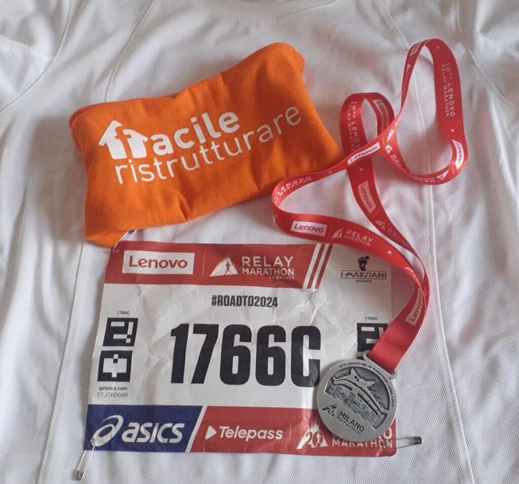 Gadget Facile Ristrutturare per la Milano Marathon
