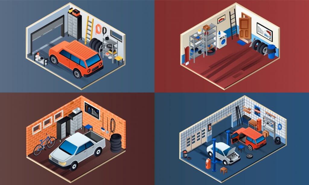 Come organizzare il garage: idee e consigli | Facile Ristrutturare Immagine grafica di come sistemare garage di una casa con attrezzii