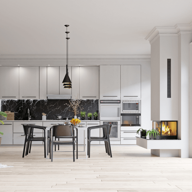 Gres porcellanato effetto legno: colori, tipologie e formati | Facile Ristrutturare Cucina in gres porcellanato effetto legno chiaro