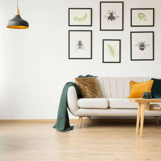 Gres porcellanato effetto legno: colori, tipologie e formati | Facile Ristrutturare Gres porcellanato effetto legno con tonalità chiare per il soggiorno