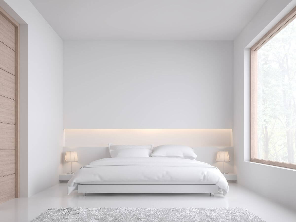 Arredare la camera da letto in stile Feng Shui | Facile Ristrutturare Arredamento Feng Shui camera da letto moderna bianca