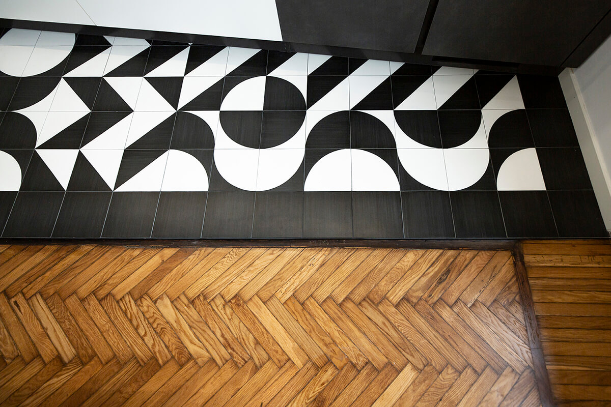 piastrelle crogiolo marazzi bianche e nere