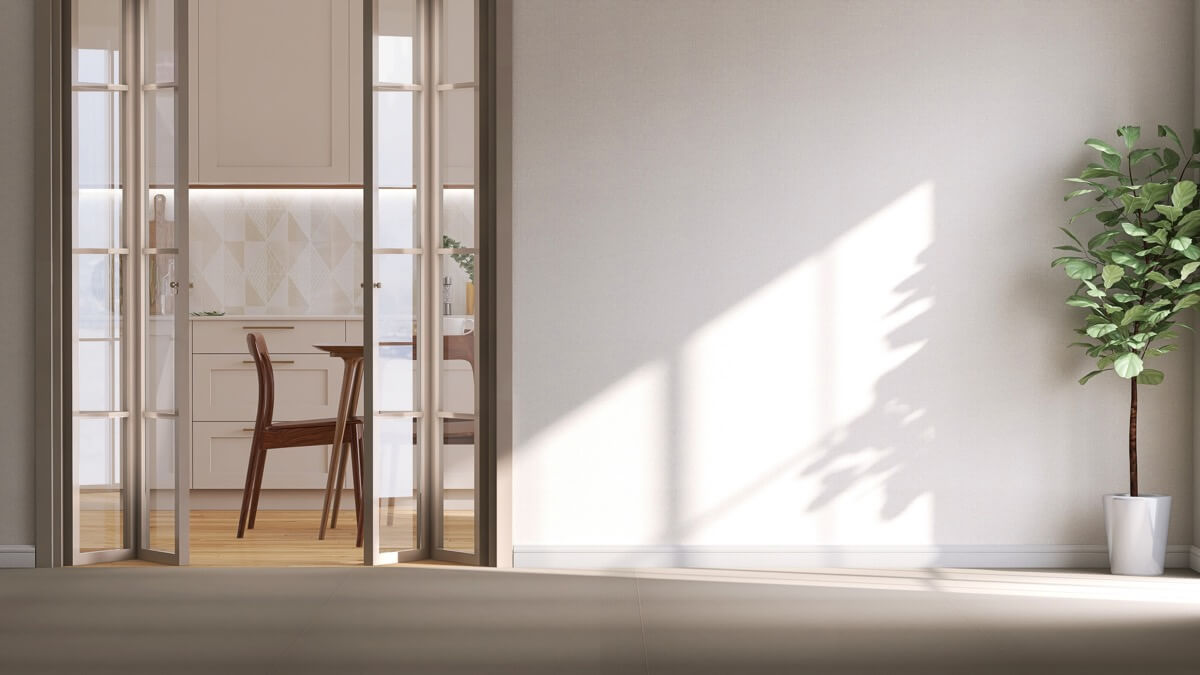 Arredare casa: come scegliere le porte interne! | Facile Ristrutturare porte interne porta a libro moderna vetro acciaio