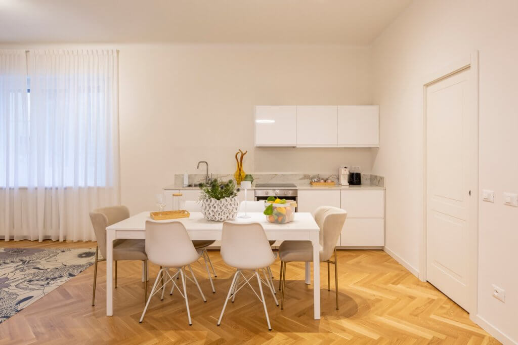 cucina moderna con vista zorzi