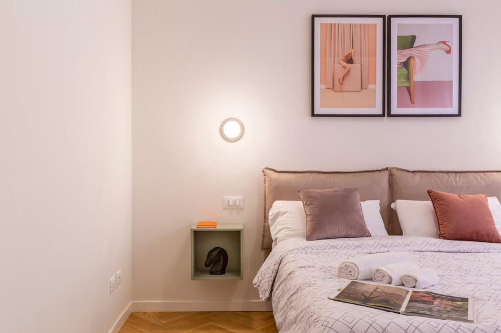 camera da letto toni neutri
