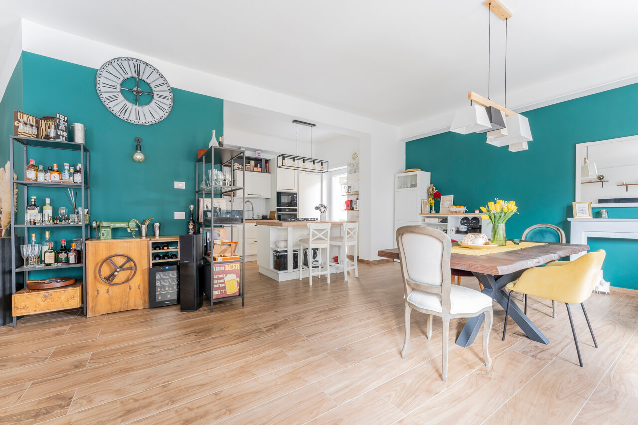 arredi vintage con piano bar