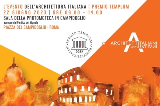 EVENTO DELL'ARCHITETTURA ITALIANA PREMIO TEMPLUM 22 GIUGNO 2023
