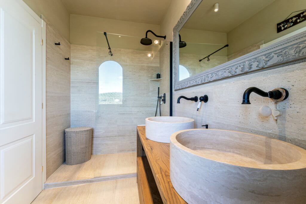 bagno in stile shabby chic