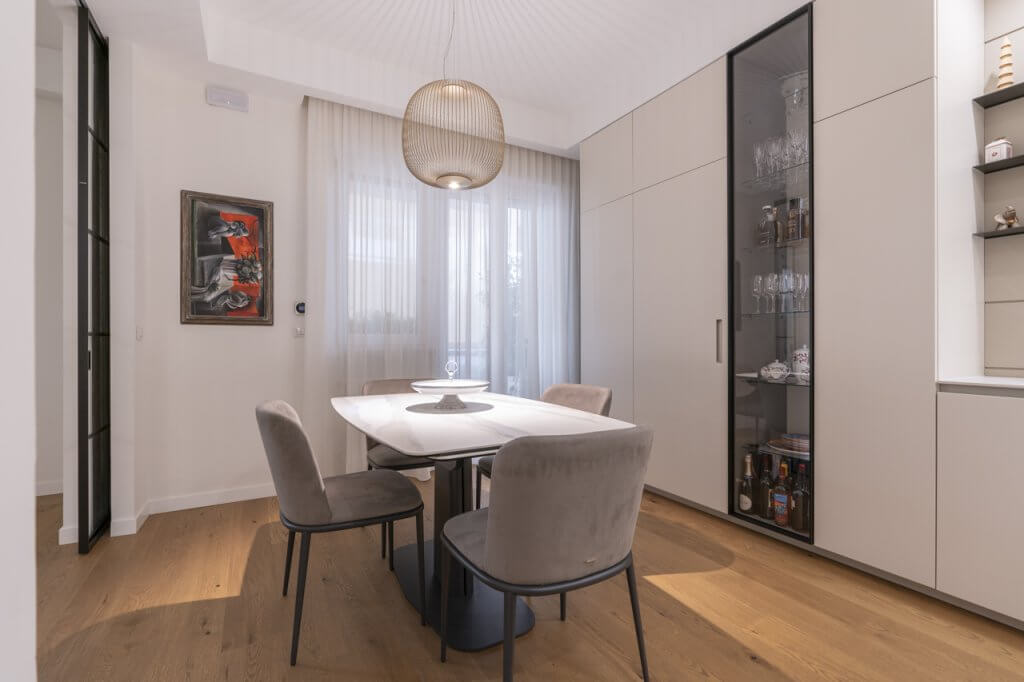Ristrutturazione Lecce, Cucina arredata