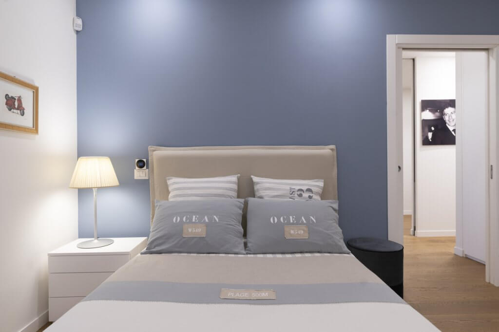Ristrutturazione Lecce, camera da letto arredata