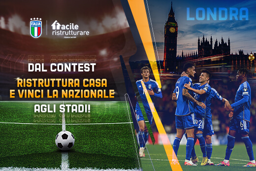 Ristruttura casa e vinci la nazionale. Il concorso di facile ristrutturare che ti porta allo stadio. Londra, wembley,
