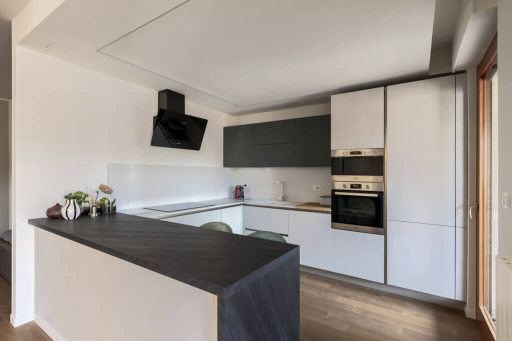 cucina con penisola