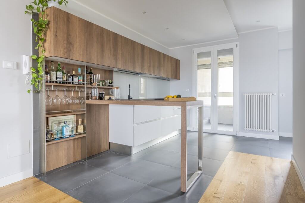 cucina con penisola