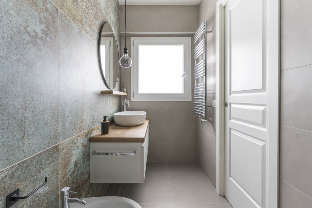 bagno effetto ferro