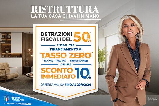 Spot facile ristrutturare promozione 2024