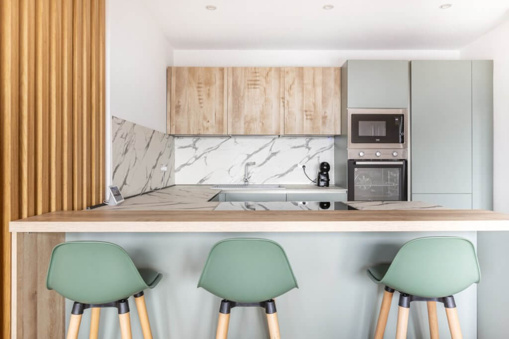 cucina con penisola