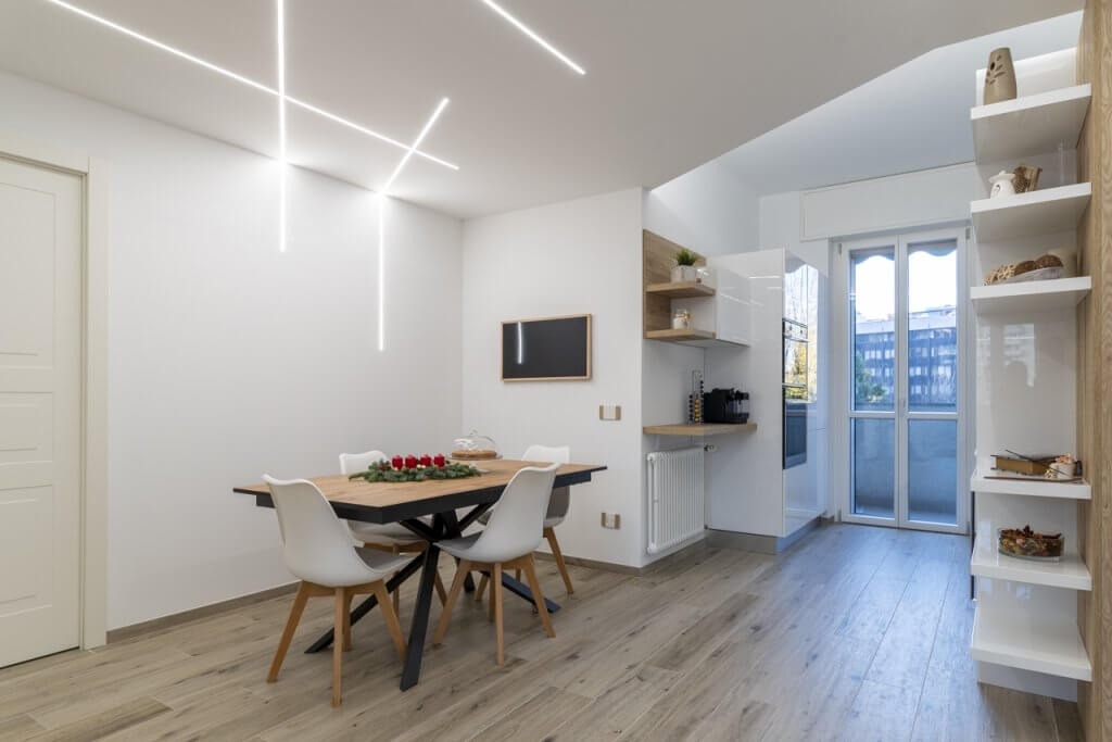 open space gres porcellanato effetto legno