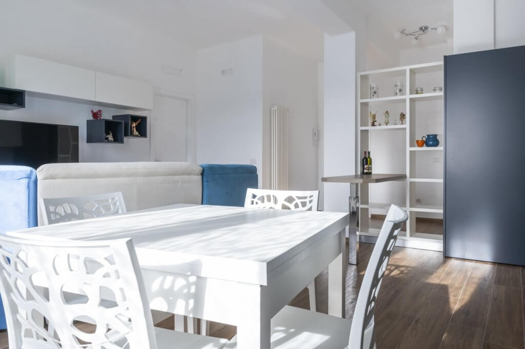 open space salotto-cucina