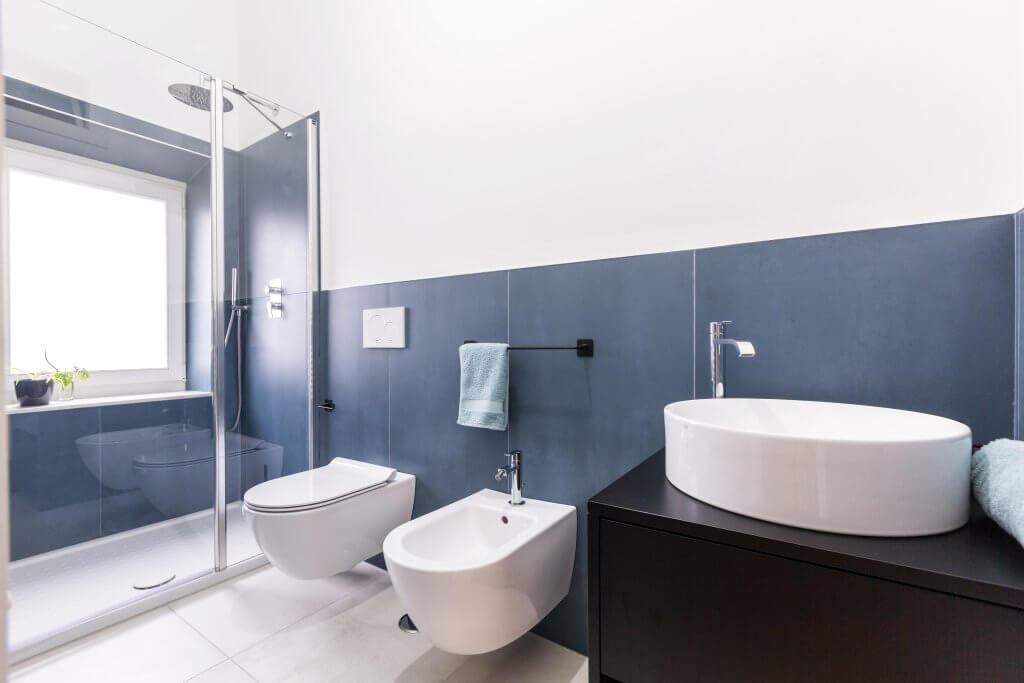bagno color blue neavy