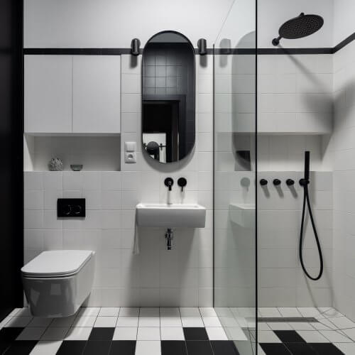 Idee salvaspazio per arredare un bagno piccolo | Facile Ristrutturare bagno piccolo Doccia moderna a filo