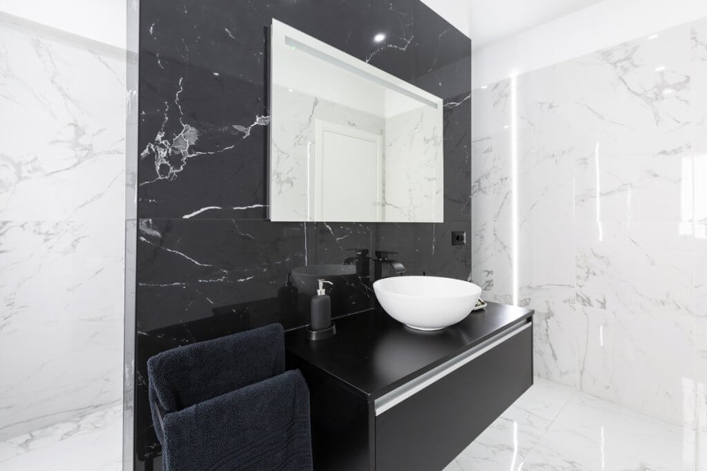bagno effetto marmo